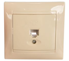 Телефонная розетка, слоновая кость RJ11 TDM Лама SQ1815-0115 