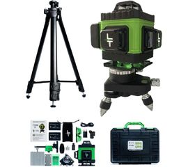 Профессиональный лазерный уровень L16-360Z 4D 16 линий + штанга 1.5м усиленная L16-360Z/1.5м-УС 