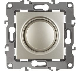 Поворотно-нажимной светорегулятор ЭРА 12-4101-04 400ВА 230В, IP20, шампань Б0014738 