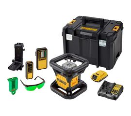 Ротационный лазерный уровень с зеленым лучом DEWALT DCE079D1G 