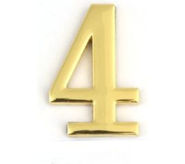 Дверная цифра APECS DN-01-4-Z-G 19002 