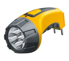 Фонарь Navigator, NPT-CP03-ACCU, пластик, 4LED, прямой, зарядка, аккумулятор 4В, 500мАч 94951 