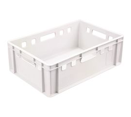 Ящик п/э 600х400х200 сплошной, белый, морозостойкий Тара.ру Е2 01682 