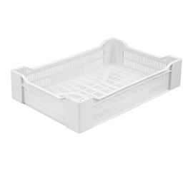 Ягодный ящик п/э 600х400х135 белый морозостойкий Тара.ру 02493 