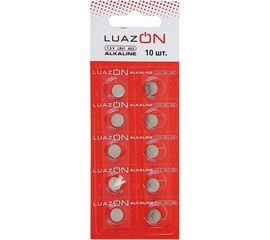 Алкалиновая батарейка Luazon AG3, LR41, блистер, 10 штук 3005563 