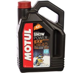 Масло для снегоходов Snowpower 4T 0W40 4 л MOTUL 105892 