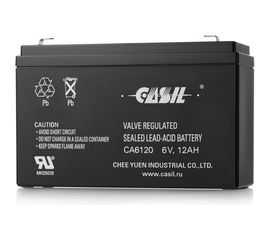 Аккумуляторная батарея CASIL CA6120 6 В, 12 Ач, F1 10601015 