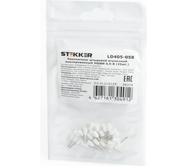 Штыревой втулочный изолированный наконечник STEKKER 0,5 - 8 мм, 39374 