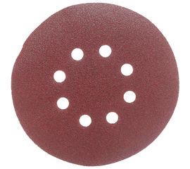 Круг шлифовальный на липучке по дереву/металлу 10 шт. (150 мм; P100; 8 отверстий) Gigant G-1031 