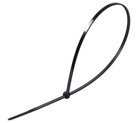 Универсальный пластиковый хомут ЭВРИКА черный 5.0x400мм ER-15402 