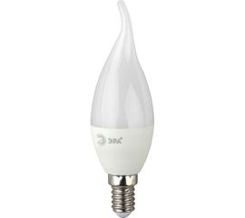 Светодиодная лампа ЭРА LED BXS-5W-840-E14, свеча на ветру, нейтральный Б0027968 