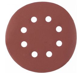 Круг абразивный на ворсовой подложке под липучку (125 мм, Р600, 5 шт.) MATRIX 73817 