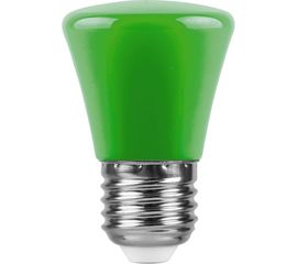 Светодиодная лампа FERON 1W 230V E27 зеленый, LB-372 25912 