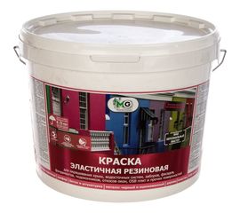 Краска резиновая эластичная MasterGood белая, 14 кг MG-КраскаРезин-14.бел 
