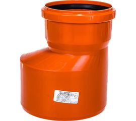 Эксцентрический переход для наружной канализации Flextron, 160/110 SVK-KN40160110 