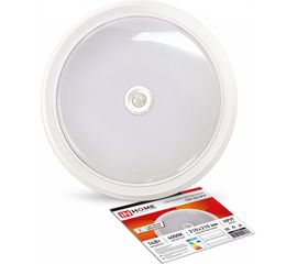 Светодиодный светильник IN HOME СПБ-2Д-КРУГ 14Вт 230В 210мм с датчиком белый 4690612020693 