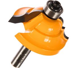 Фреза кромочная калевочная (42.8х19 мм; R 6.35 мм; хвостовик 8 мм) по дереву Энкор 9261 