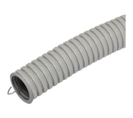 Гофрированная труба ЭРА ПВХ серый d 16мм с зонд. легкая 50м Б0042995 