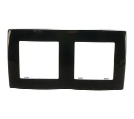 Рамка на 2 поста ЭРА 12-5002-06 12, чёрный Б0014756 