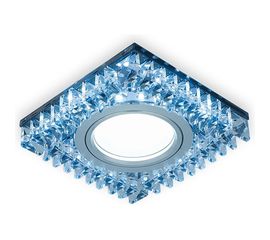 Точечный светильник Gauss Backlight черный/кристалл/хром Gu5.3 LED подсветка 4100K BL032 