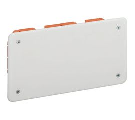 Распаячная коробка ЭРА KRT 172х96х45мм, для твердых стен, саморезы, крышка, IP20 70/630 Б0047259 