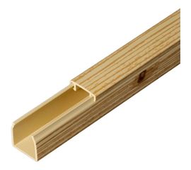 Кабель-канал Промрукав сосна, 2-й замок, 12х12, 242м PR.025433 