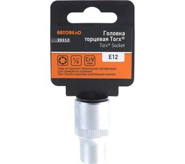 Головка торцевая TORX E12 1/2 АвтоDело 39312 14613:72 