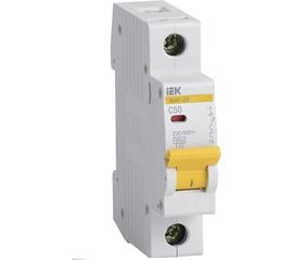 Автоматический выключатель IEK ВА47-29 1п, 50А, С, 4.5кА, MVA20-1-050-C 