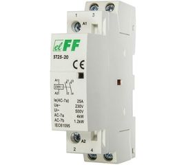 Модульный контактор F&F с индикатором включения, ST-25-20 EA13.001.001 