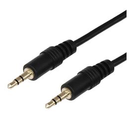 Шнур REXANT Стерео 3,5 мм штекер - Стерео 3,5 мм штекер, длина 0,5 метра 17-4100 