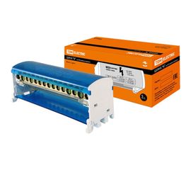 Шина TDM N нулевая на DIN-рейку в корпусе 2х15групп SQ0801-0008 