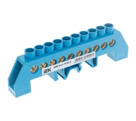 Нулевая шина IEK ШНИ-8x12-10-КС-С в комбинированном DIN-изоляторе тип Стойка ИЭК YNN10-812-10DP-K07 