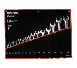Набор комбинированных ключей 15 предметов Кратон CWS-06 2 27 03 006 