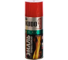 Термостойкая эмаль-аэрозоль KUDO красная 520 мл 1/12 5005 585307 