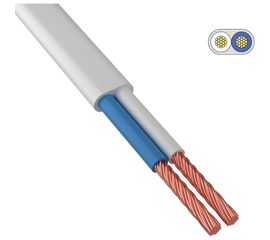 Провод ШВВП ККЗ 2х0,5 кв.мм 300 м белый ГОСТ 01-8082-6 