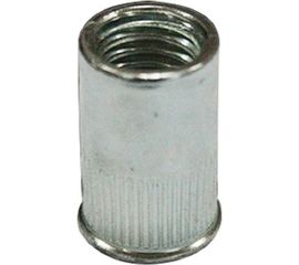 Заклепка-гайка ЦКИ М 6х14.5 Плоск. Уменьш. Рифл. СТ. Ц под пакет 1.0-3.0мм 50409 
