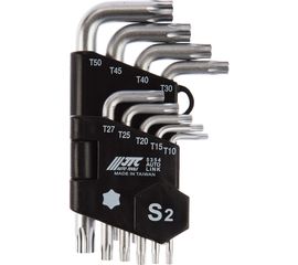 Набор Г-образных ключей торкс T10-T50 9шт JTC 5354 