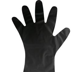 Одноразовые перчатки AVIORA эластомер, черные, размер М, 100 шт. 402-883 