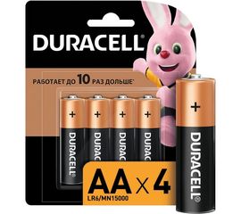 Элемент питания Duracell LR6-4BL BASIC CN 48/192/18816 Б0026815 