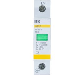 Разрядник IEK ОПС1-D, 1P, ИЭК, MOP20-1-D 