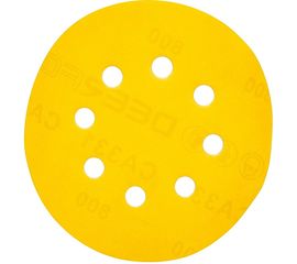 Круг шлифовальный на бумаге СА331 (125 мм; 8 отверстий; Р800) Deerfos 7930091773886 