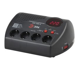 Компактный стабилизатор напряжения ЭРА СНК-1000-Ц ц.д., 160-260В/220В, 1000ВА Б0031072 