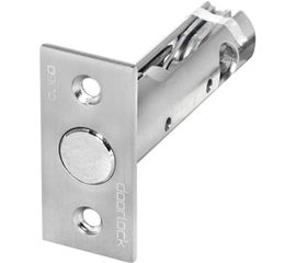 Дверная задвижка DOORLOCK DL160/8/67 SN матовый никель, бэксет 67мм, шпиндель 8x8мм 75333 