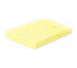 Губка желтая для очистки жал паяльников (80x50 мм) ELEMENT 11108 