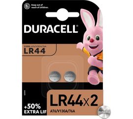 Батарейка LR44 1.5В BP-2 2шт Duracell Б0009737 