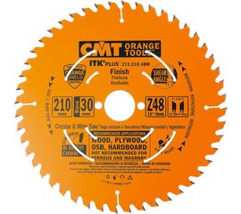 Диск пильный по дереву (210х30/25х1,8/1,2 мм; Z48) CMT 272.210.48M 