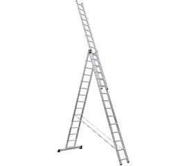 Трехсекционная универсальная алюминиевая лестница Алюмет Серия HS3 6315 
