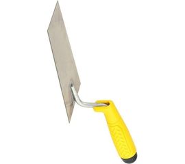 Кельма BIBER трапециевидная нержавеющая сталь, пластиковая рукоятка 180мм тов-191422 