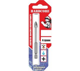 Сверло по керамограниту и керамической плитке (6 мм; 4 грани) Hardcore 151006 