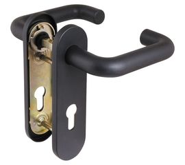 Дверная ручка Fuaro DH-0433 NE черная с пружиной для замка FL-0432, 0433, 0434, нейлон 28987 